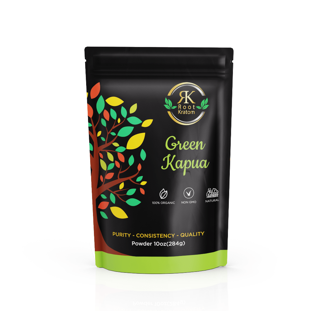Root | Green Kapua Kratom | Powder by Root Kratom – Powder, 10 oz (287g) | Available at Zenhop