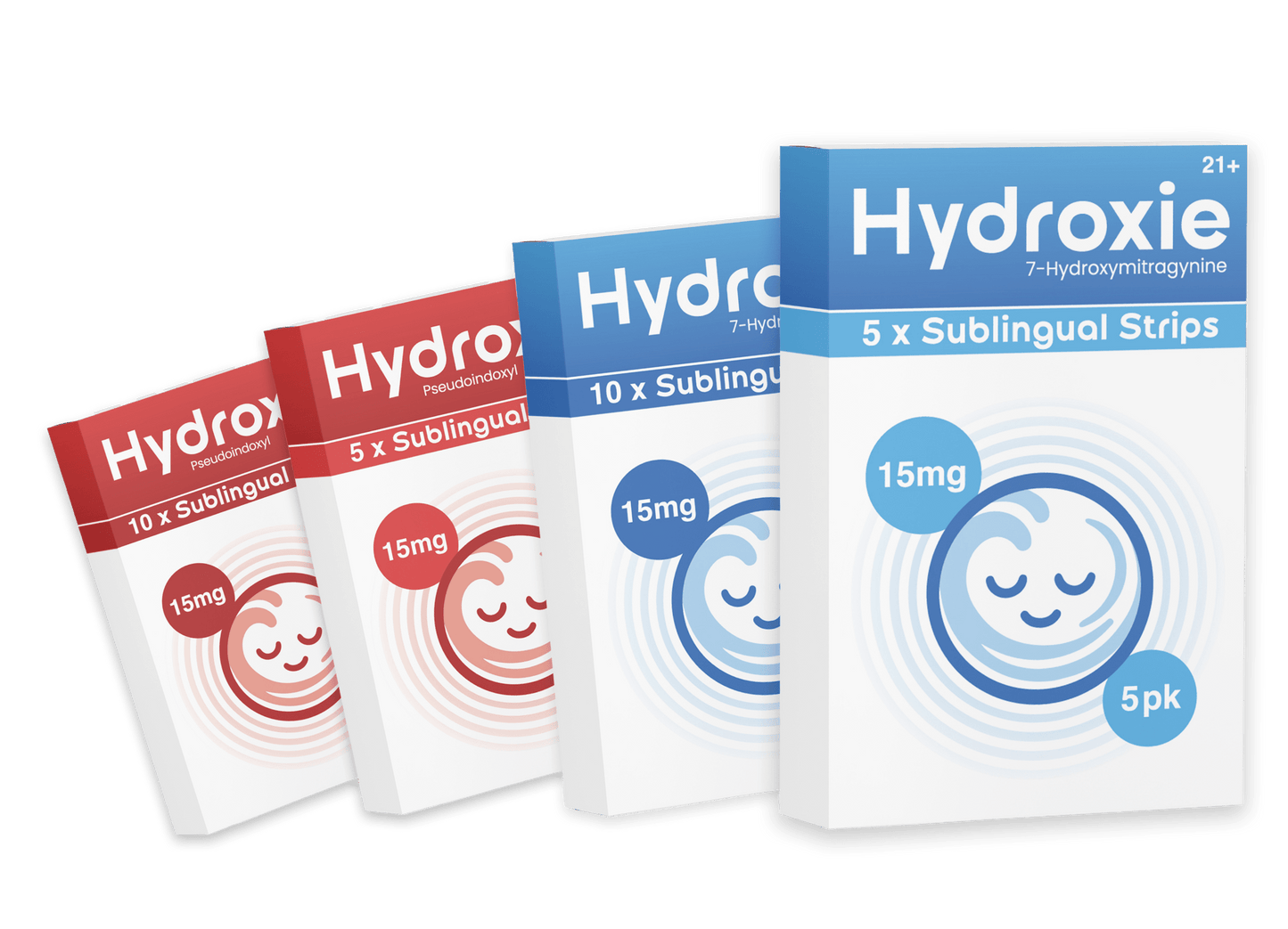 Hydroxie | 7 - OH Red Sublingual Strips – 5 Count by Hydroxie – Strips, 5 Count | Available at Zenhop