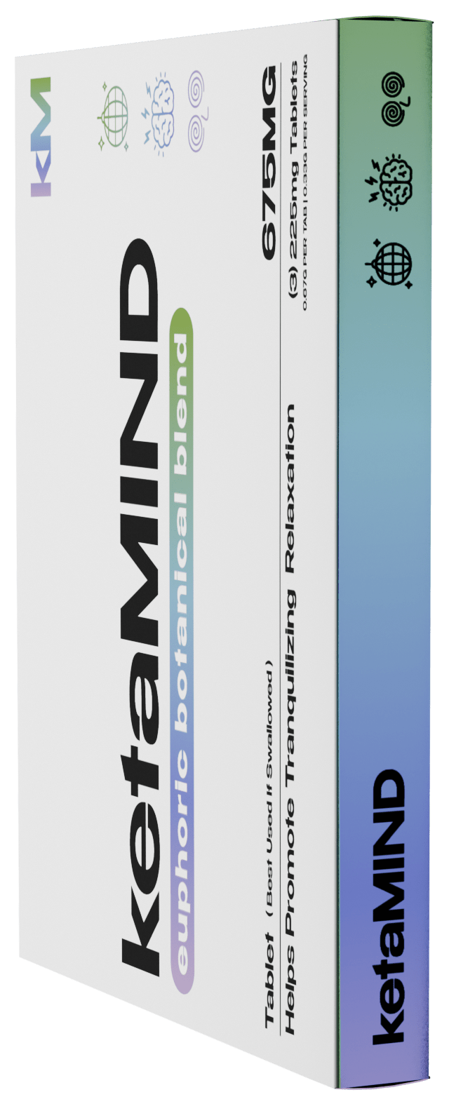 KetaMIND | Euphoric Botanical Blend Tablets – 225mg (3 Count) by ketaMIND – Tablets, | Available at Zenhop