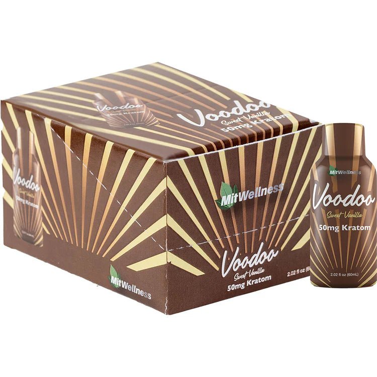 MitWellness | Sweet Vanilla Voodoo Kratom Shot – 100mg / 2oz by MitWellness – kava Shots, | Available at Zenhop