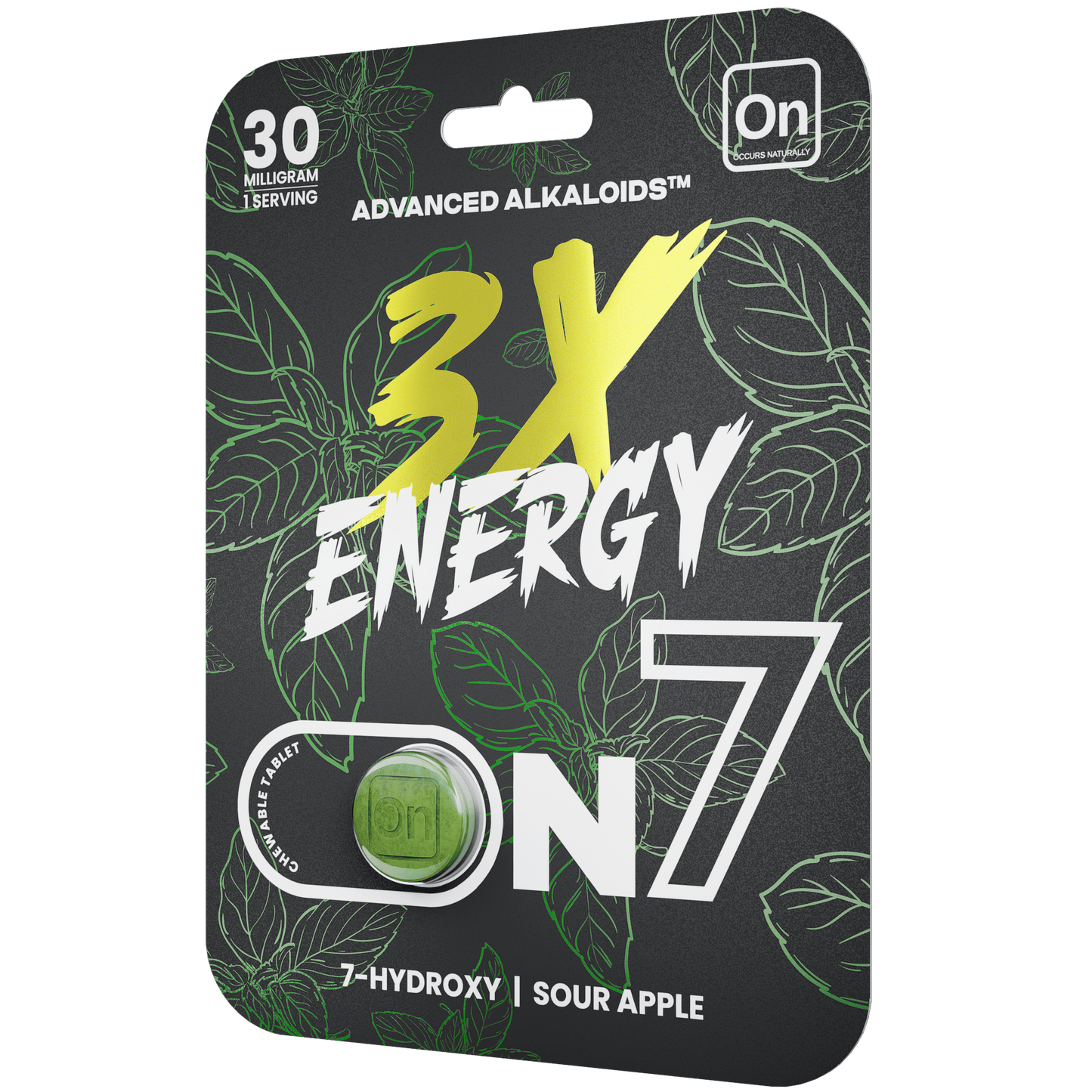 ON7 | Energy 30MG Tablet – 1 Count by ON7 – 7 - OH Extract Tablets, | Available at Zenhop