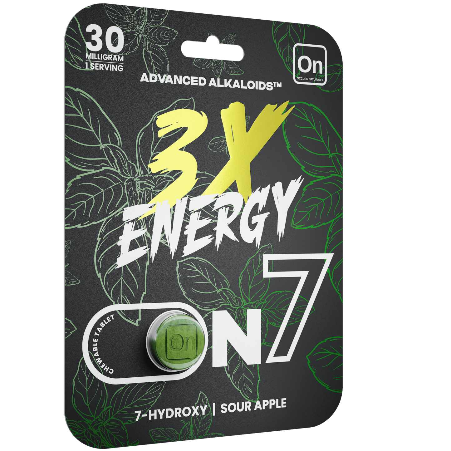 ON7 | Energy 30MG Tablet – 1 Count by ON7 – 7 - OH Extract Tablets, | Available at Zenhop