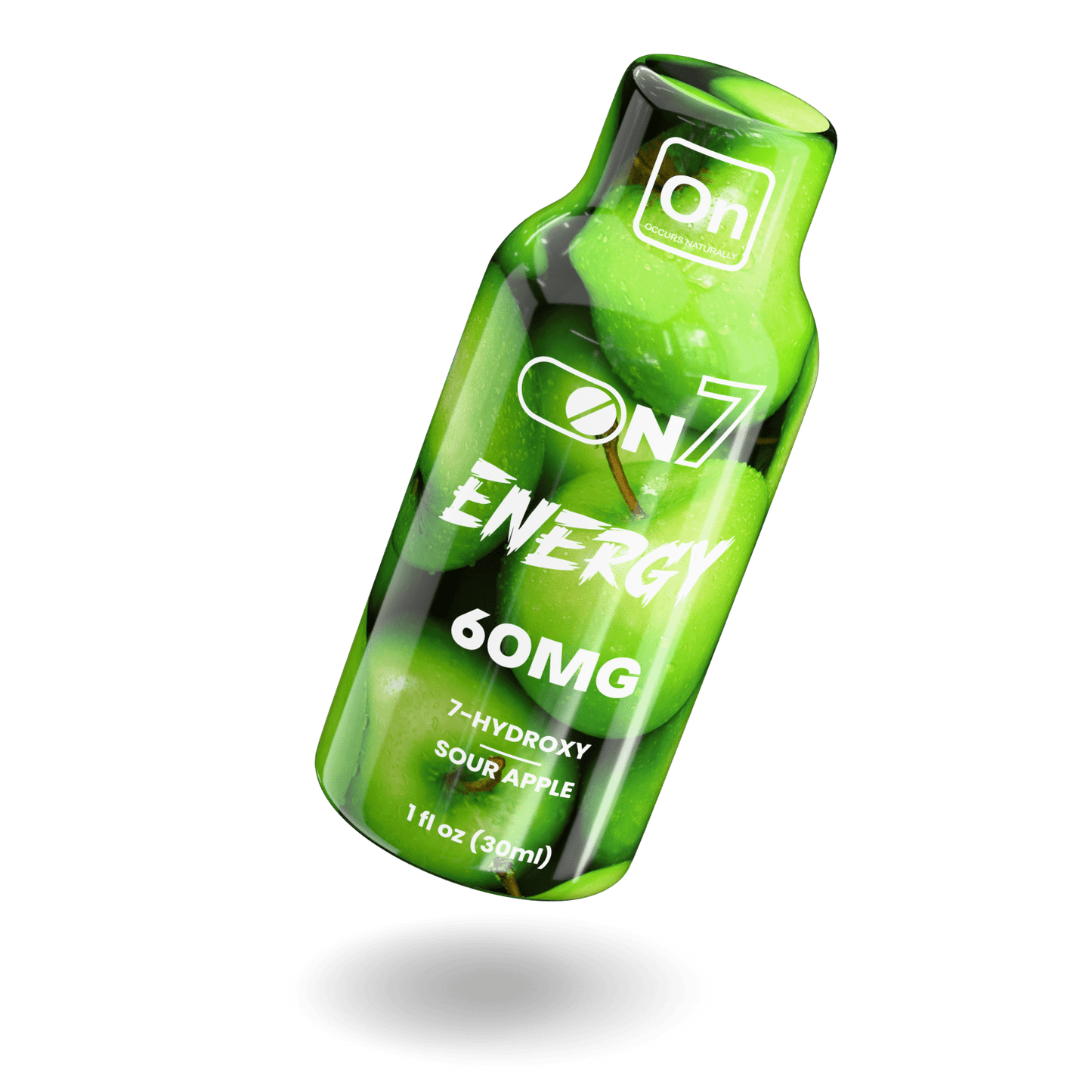 ON7 | Energy Shot – 60MG Liquid Extract |Sour Apple Flavor by ON7 – 7 - OH Extract Tablets, | Available at Zenhop
