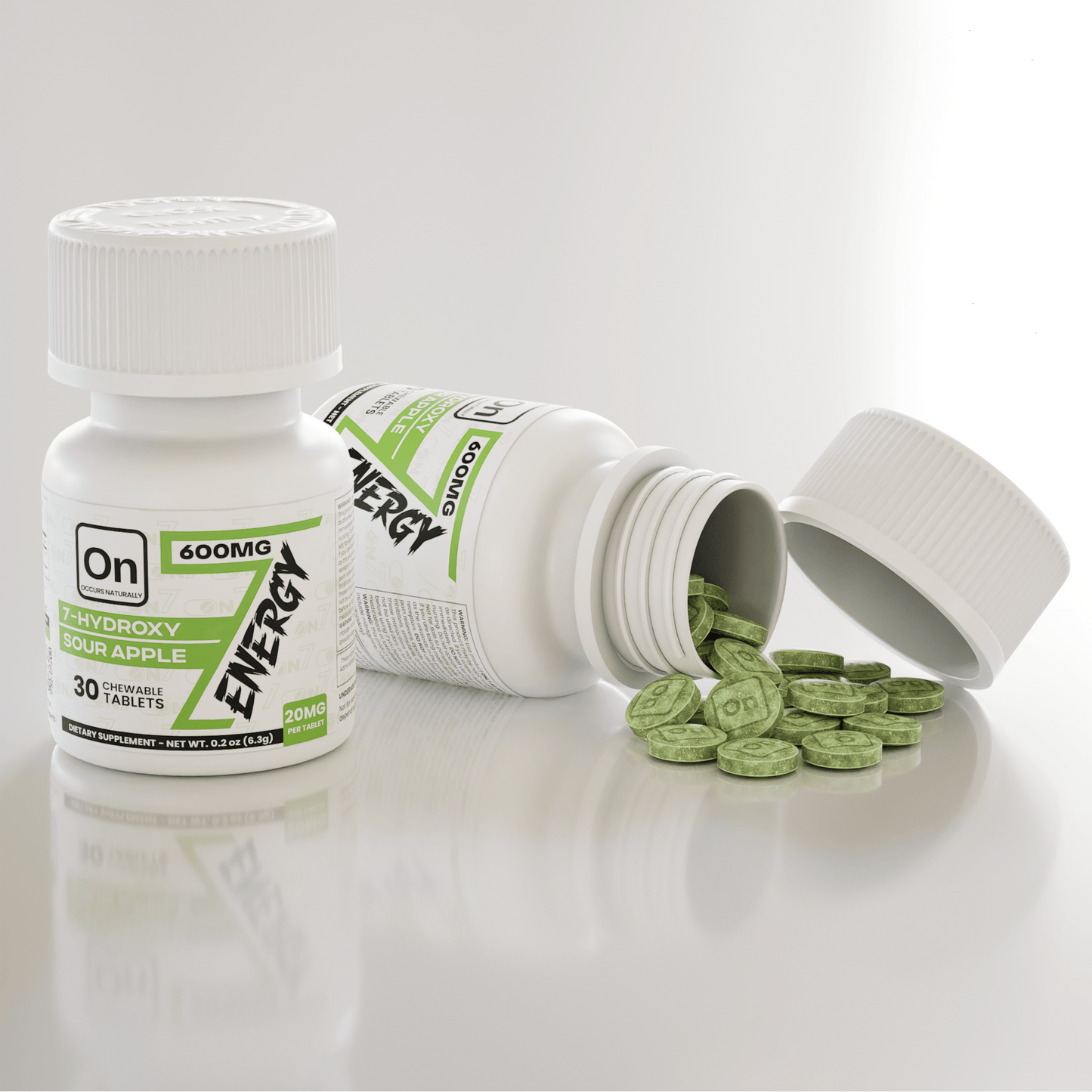 ON7 | Energy Tablets | 600MG – 30 Count Bottle by ON7 – 7 - OH Extract Tablets, 600MG – 30 Count | Available at Zenhop