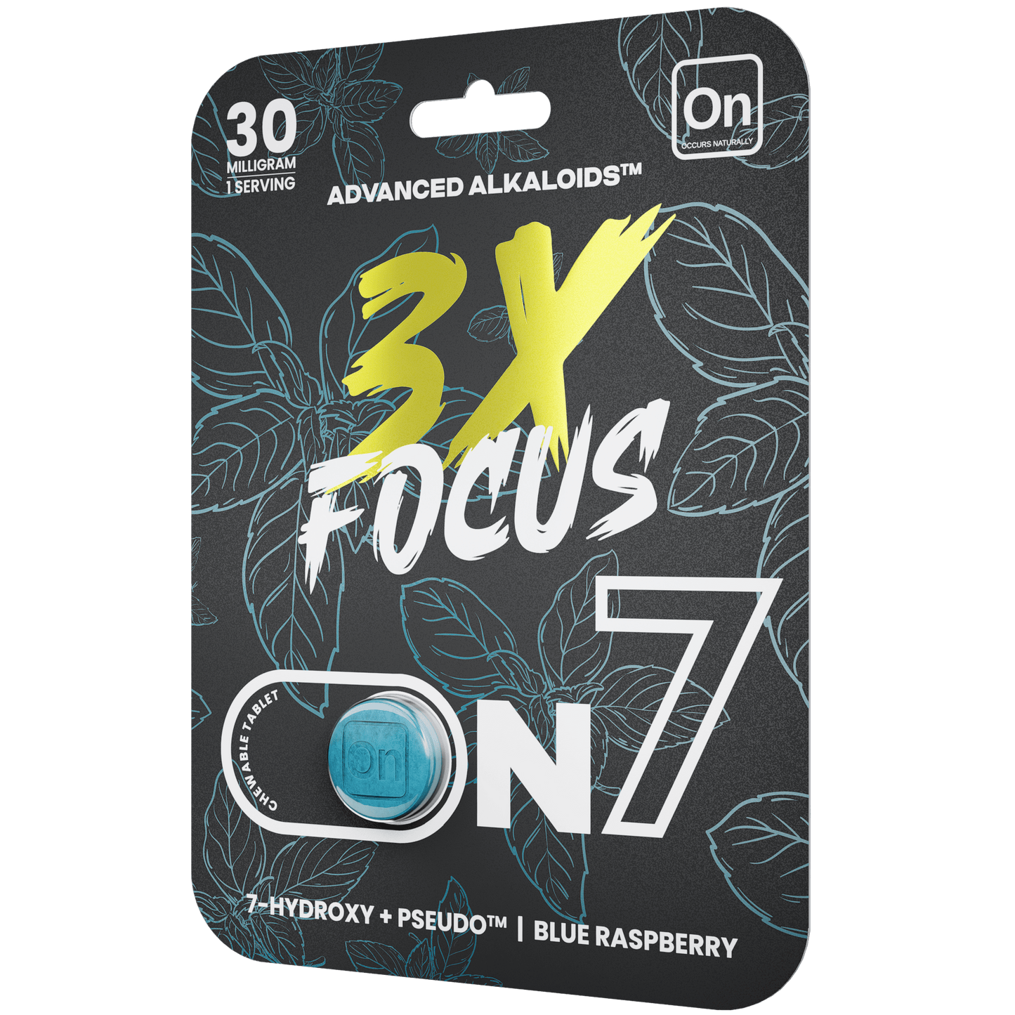 ON7 | Focus 30MG Tablet – 1 Count by ON7 – 7 - OH Extract Tablets, | Available at Zenhop