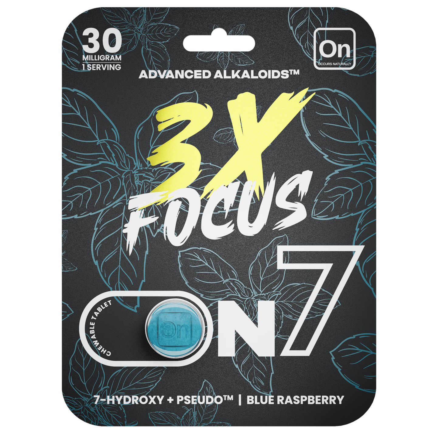 ON7 | Focus 30MG Tablet – 1 Count by ON7 – 7 - OH Extract Tablets, | Available at Zenhop