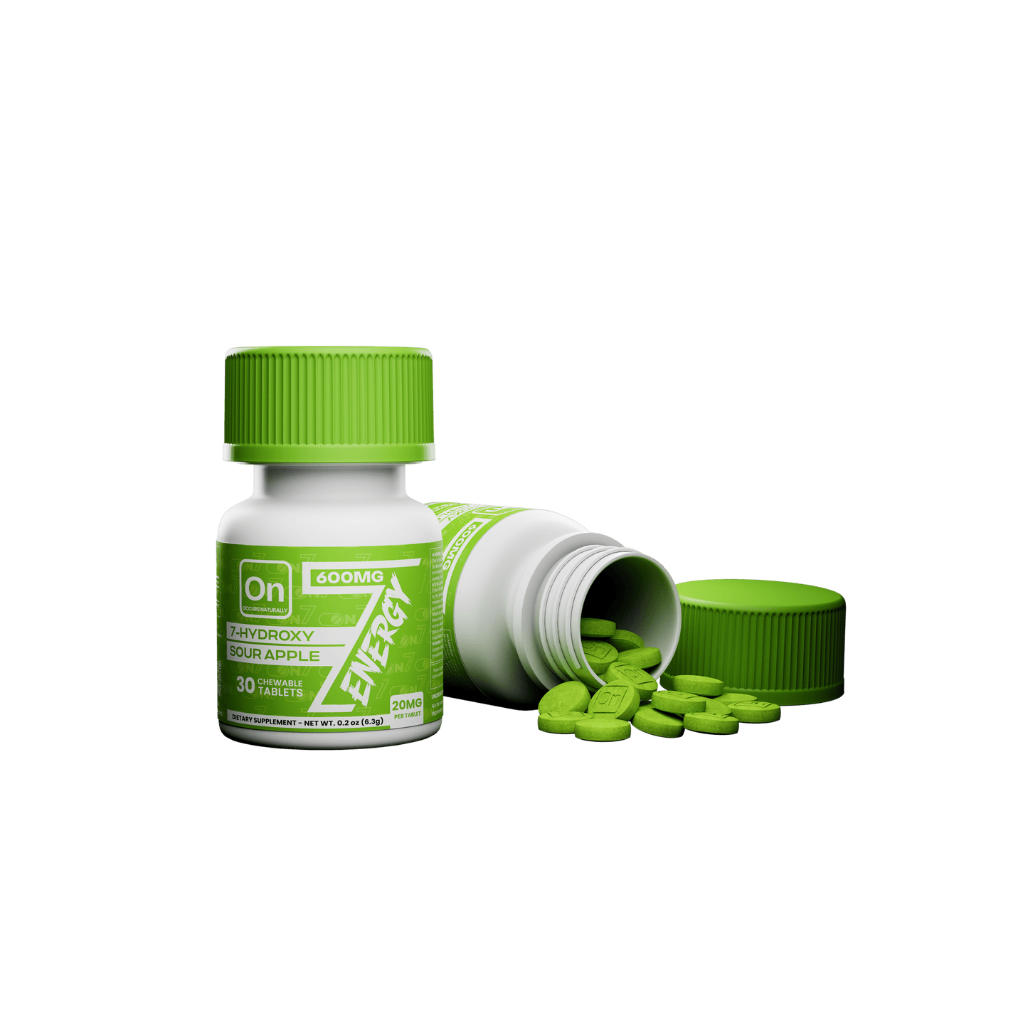 ON7 ON7 | Energy Tablets | 600MG – 30 Count Bottle 7 - OH Extract Tablets – Available at Zenhop