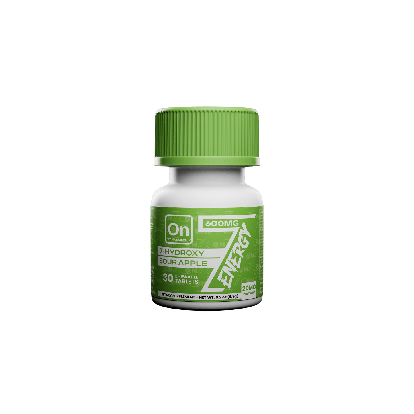 ON7 ON7 | Energy Tablets | 600MG – 30 Count Bottle 7 - OH Extract Tablets – Available at Zenhop