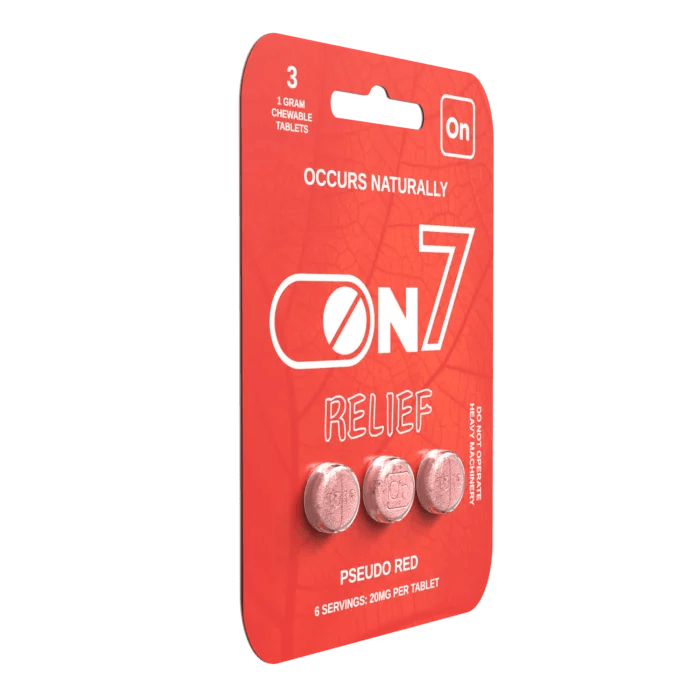 ON7 | Relief 20MG Tablets – 3 Count by ON7 – 7 - OH Extract Tablets, | Available at Zenhop
