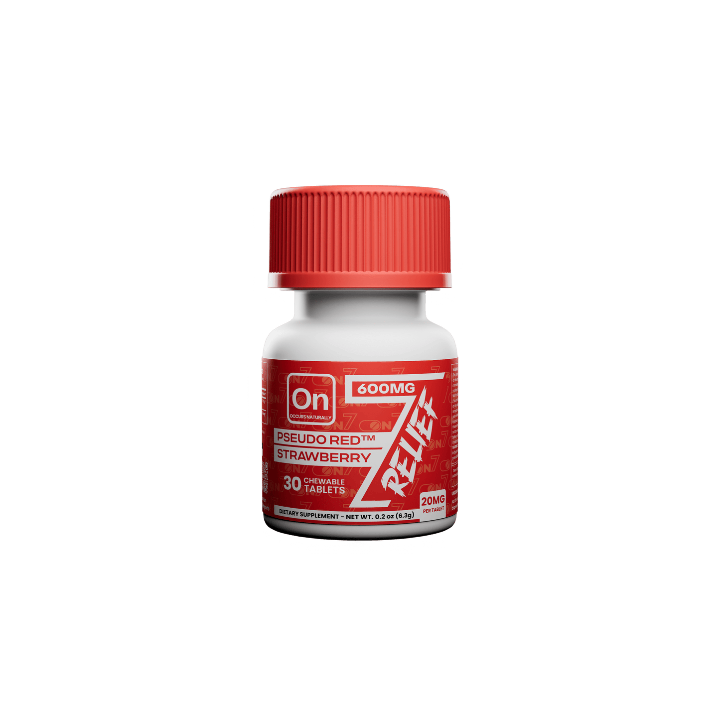 ON7 | Relief Tablets | 600MG – 30 Count Bottle by ON7 – 7 - OH Extract Tablets, 600MG – 30 Count | Available at Zenhop