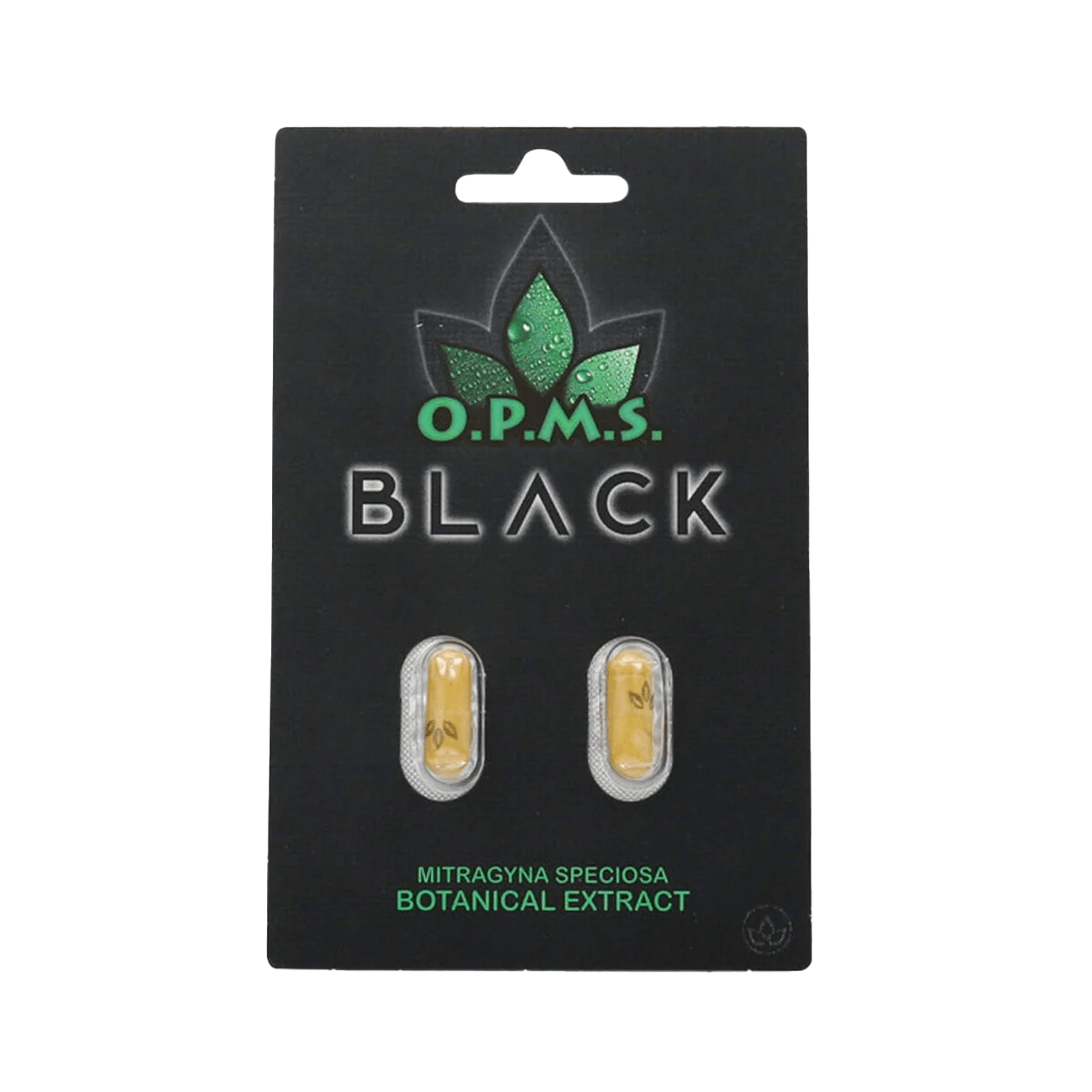 OPMS | Black Kratom Extract Capsules – 2ct by opms – 7 - OH Extract Tablets, 2 count | Available at Zenhop