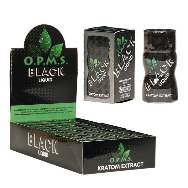 opms OPMS | Black Kratom Extract – 8.8ml Liquid Shot 7 - OH - Extracts Shots – Available at Zenhop