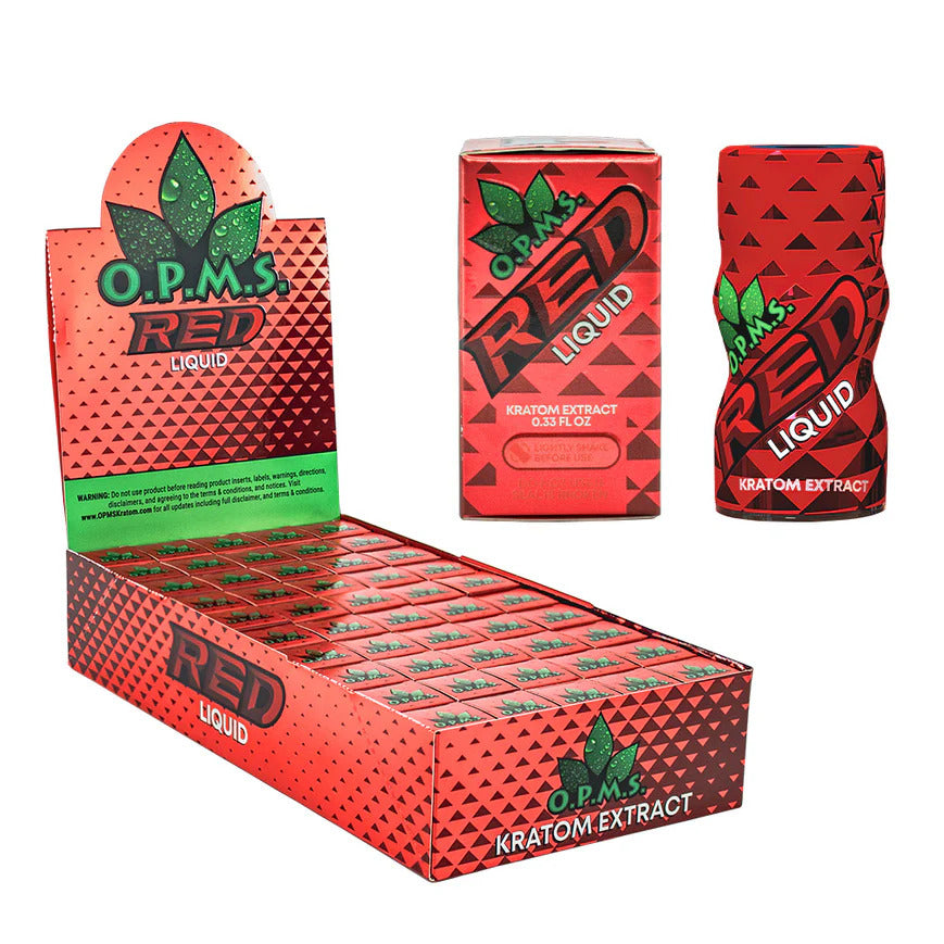 OPMS | Red Kratom Extract Shot – Premium Liquid Botanical for Powerful Relief & Focus Support | on Zenhop.com