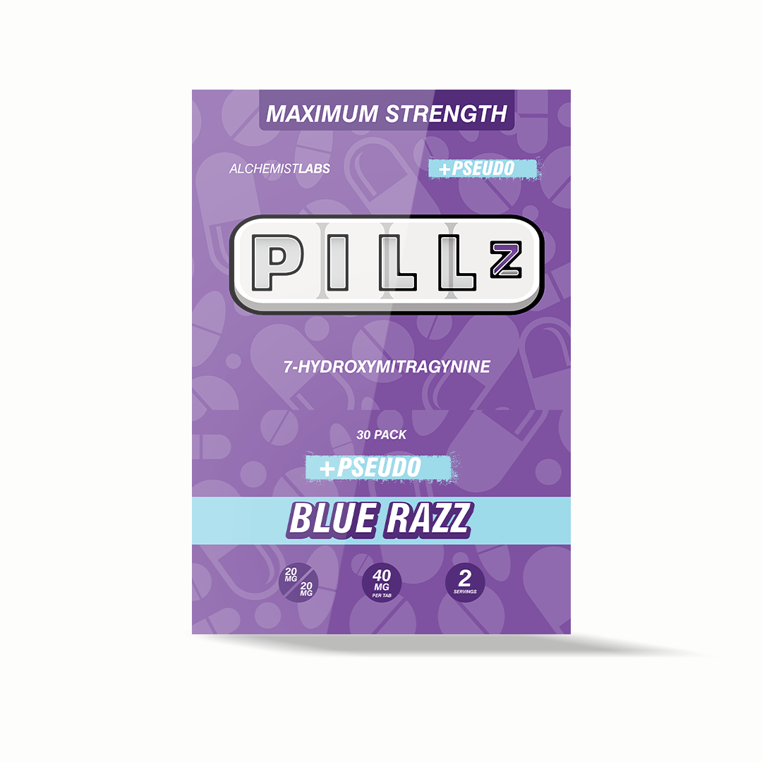 PILLz | Maximum Strength Pseudo Tablets – Blue Razz 40MG – 5 Count by Pillz – 7 - OH Extract Tablets, | Available at Zenhop