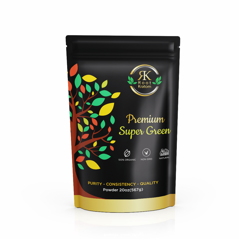 Root | Premium Super Green Kratom | Powder by Root Kratom – Powder, 20 oz (567g) | Available at Zenhop