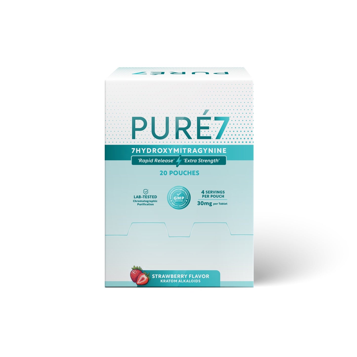 Pure7 | 7OH Hydroxy Chewable Tablets – 30mg by Pure7 – 7 - OH Extract Tablets, Grape | Available at Zenhop