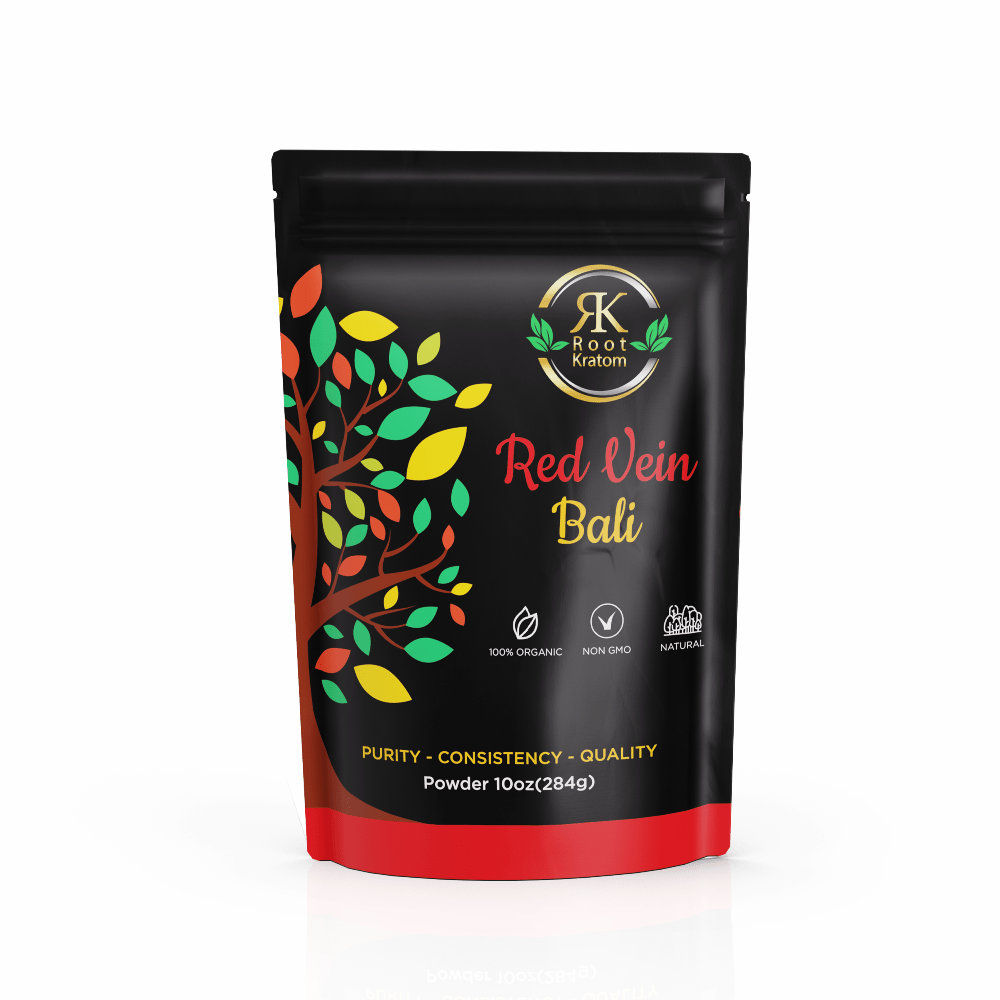 Root | Red Vein Bali - Powder by Root Kratom – Powder, 10 oz (284g) | Available at Zenhop