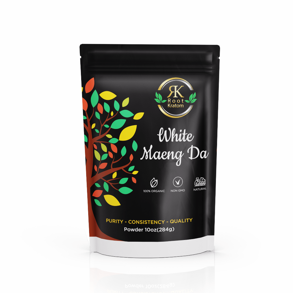 Root | White Maeng Da Kratom | Powder by Root Kratom – Powder, 10 oz (284g) | Available at Zenhop
