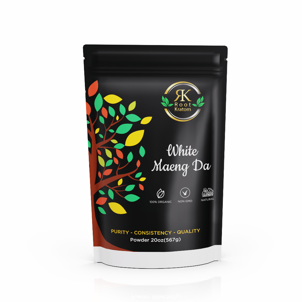 Root | White Maeng Da Kratom | Powder by Root Kratom – Powder, 20 oz (567g) | Available at Zenhop