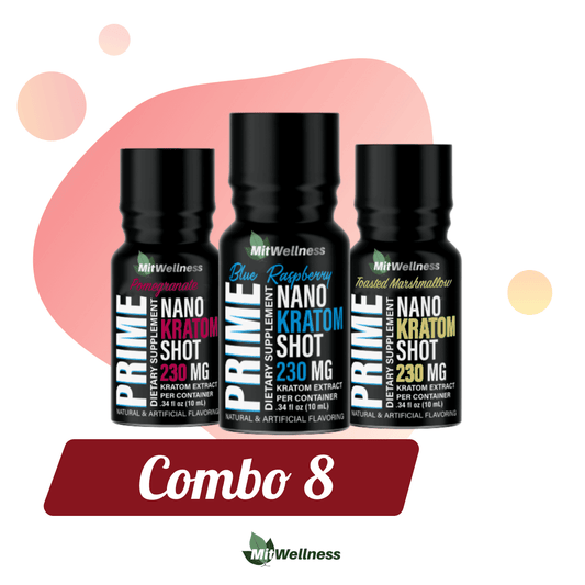 MitWellness | Combo 8 – Premium botanical nano kratom shot combo | on Zenhop.com