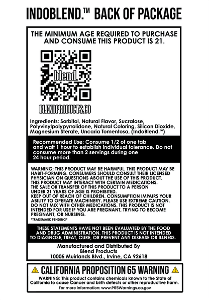 Blend | Botanical Extract Chewable Tablets – 300MG | 3 - Count by Blend – Tablets, Lemon lime | Available at Zenhop