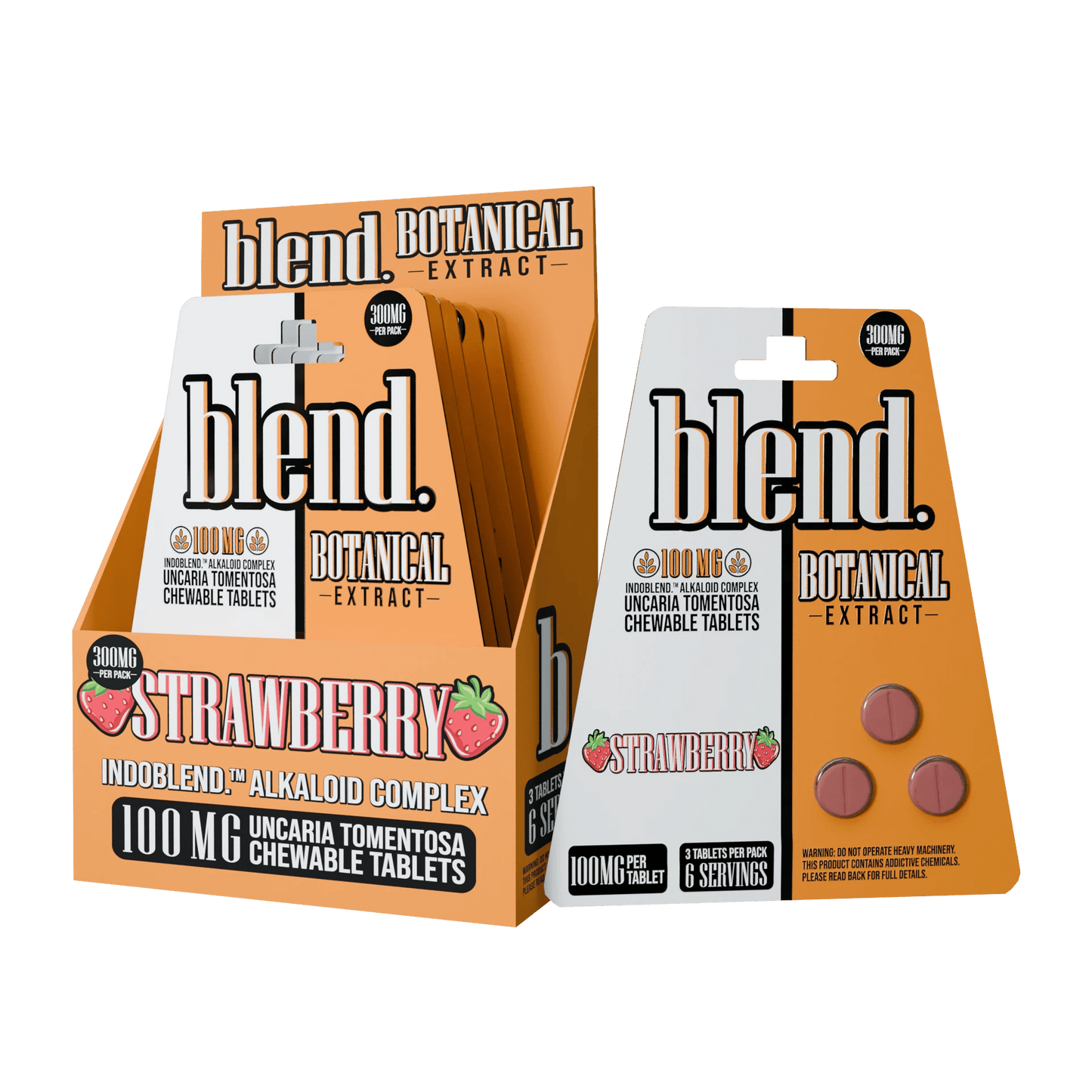 Blend | Botanical Extract Chewable Tablets – 300MG | 3 - Count by Blend – Tablets, Starwberry | Available at Zenhop