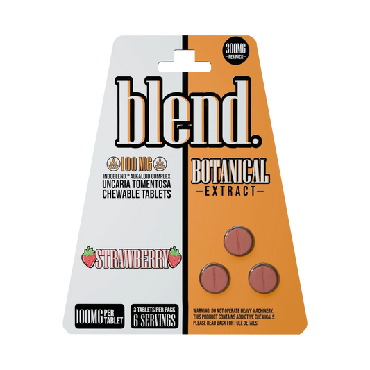 Blend | Botanical Extract Chewable Tablets – 300MG | 3 - Count by Blend – Tablets, Starwberry | Available at Zenhop
