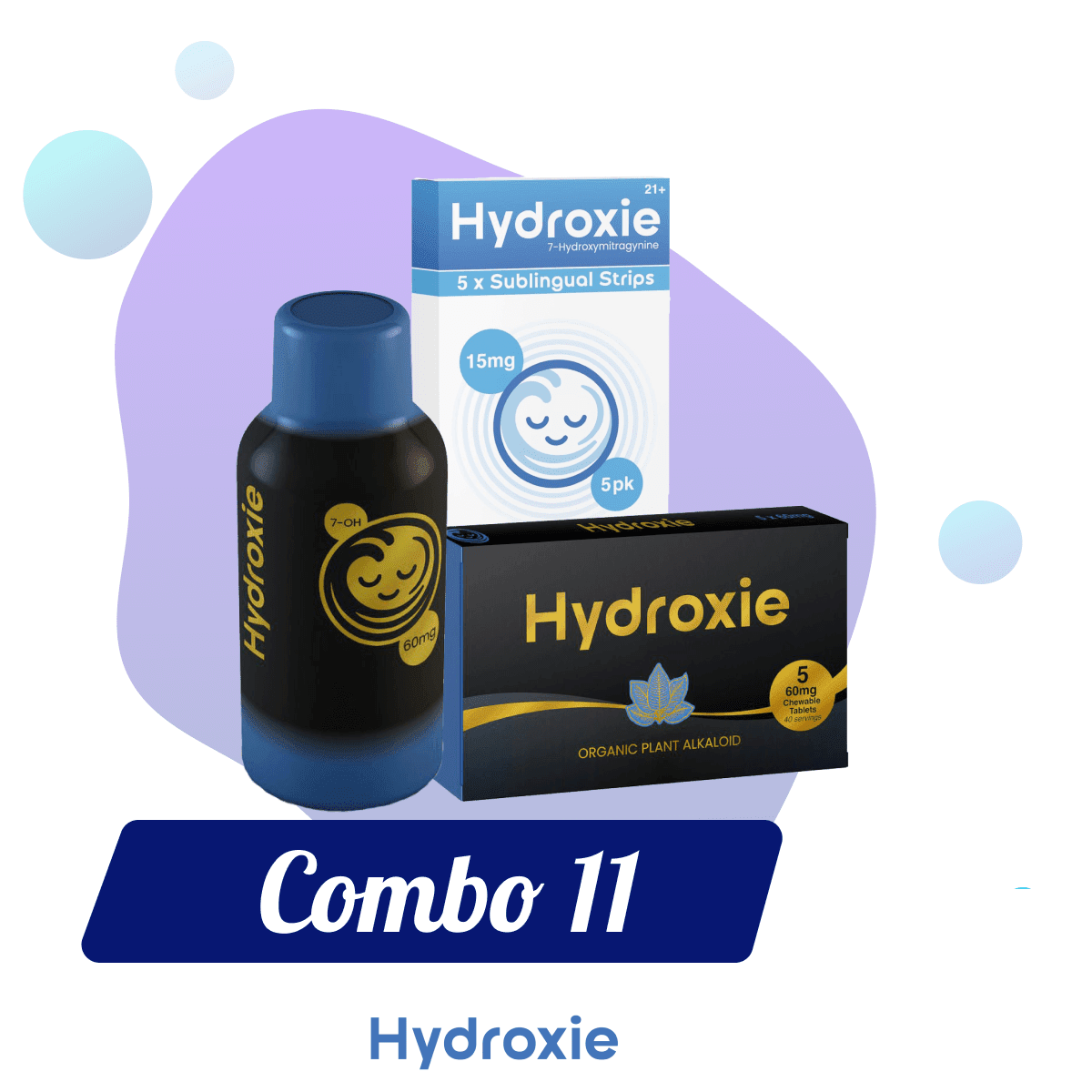 Combo 11 – Hydroxie Multi - Format Botanical Bundle by Hydroxie – 7 - OH Extract Tablets, | Available at Zenhop