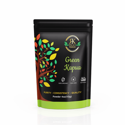 Root | Green Kapua Kratom | Powder by Root Kratom – Powder, 4 oz (113g) | Available at Zenhop
