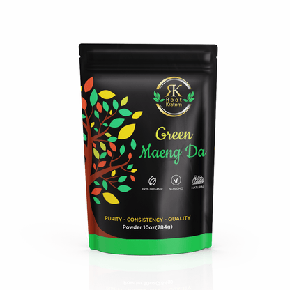 Root | Green Maeng Da Kratom | Powder by Root Kratom – Powder, 10 oz (284g) | Available at Zenhop