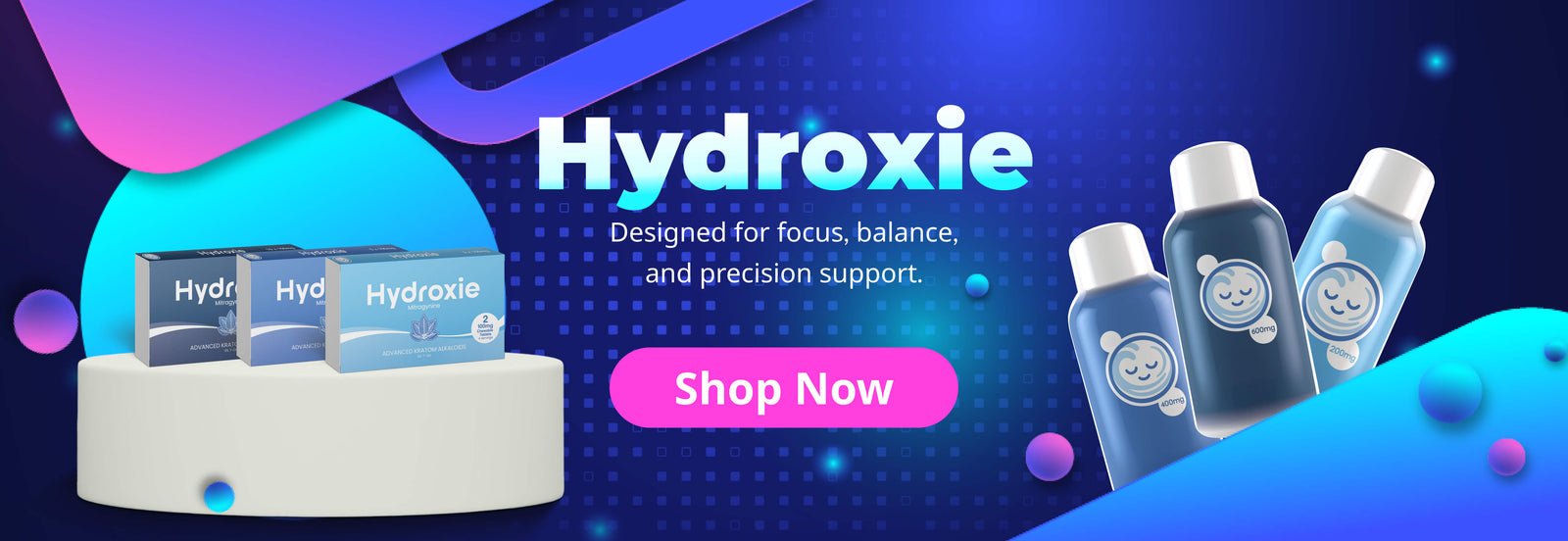 Zenhop with Root Kratom products displayed on a green background.