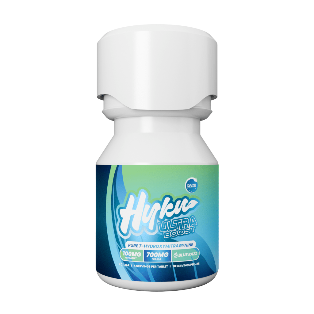 Hyku Ultra Boost 7 - OH Tablets – 100mg Blue Razz | 7 Count by Hyku – 7 - OH Extract Tablets, | Available at Zenhop