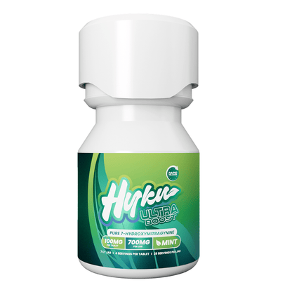 Hyku | Ultra Boost 7 - OH Tablets – 100mg Mint | 7 Count by Hyku – 7 - OH Extract Tablets, | Available at Zenhop