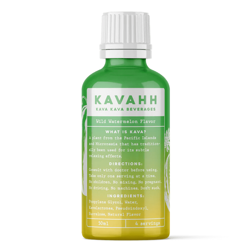 Kavahh Kava / Pseudoindoxyl Shot 50ML | Zenhop by Hydroxie – kava Shots, Wild Watermelon | Available at Zenhop