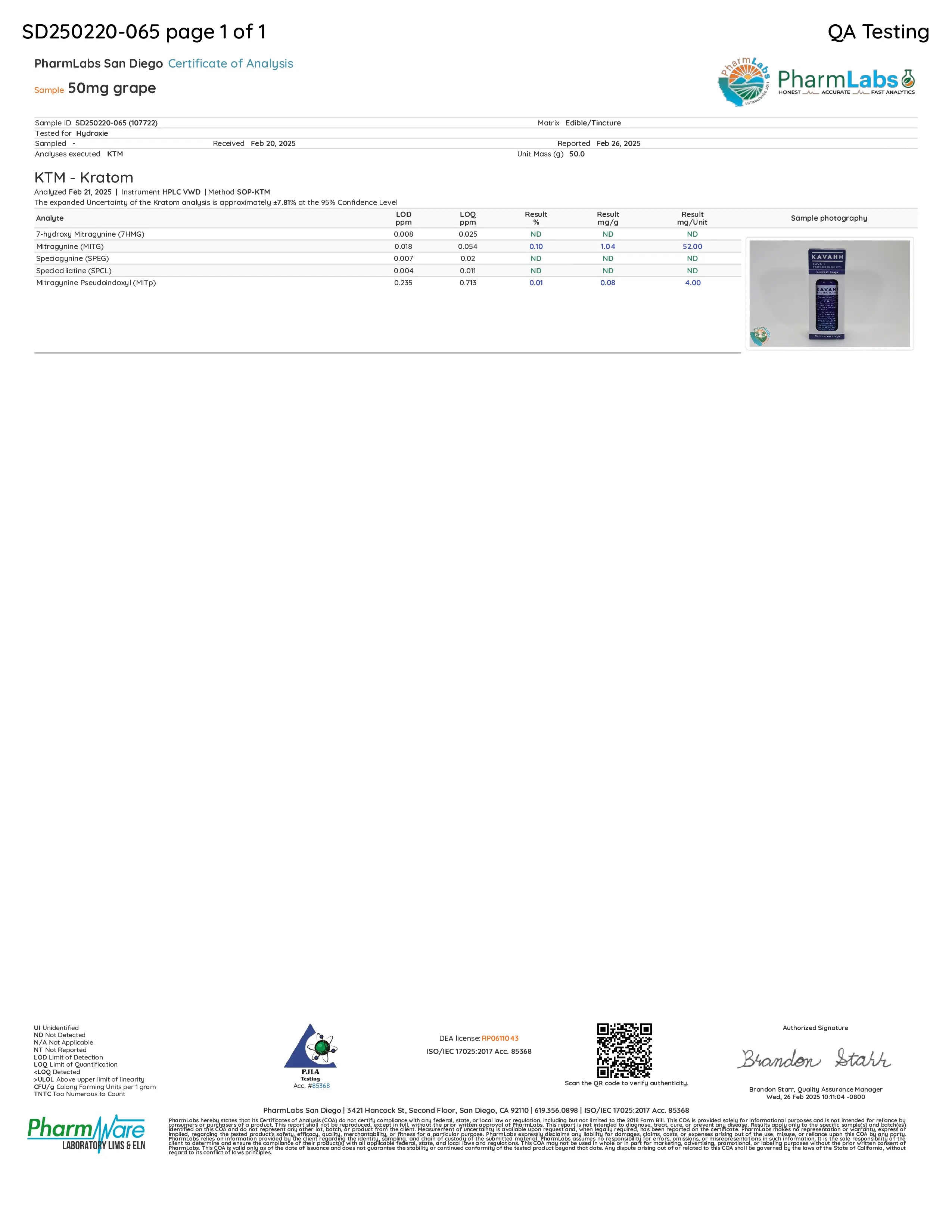 Lab Testing Image 1