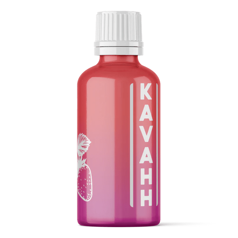 Kavahh | Strawberry Kava/Pseudoindoxyl Shots – 30ml by Hydroxie – kava Shots, | Available at Zenhop