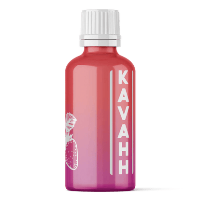 Kavahh | Strawberry Kava/Pseudoindoxyl Shots – 30ml by Hydroxie – kava Shots, | Available at Zenhop