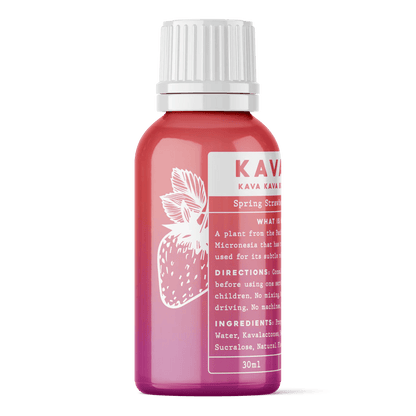 Kavahh | Strawberry Kava/Pseudoindoxyl Shots – 30ml by Hydroxie – kava Shots, | Available at Zenhop