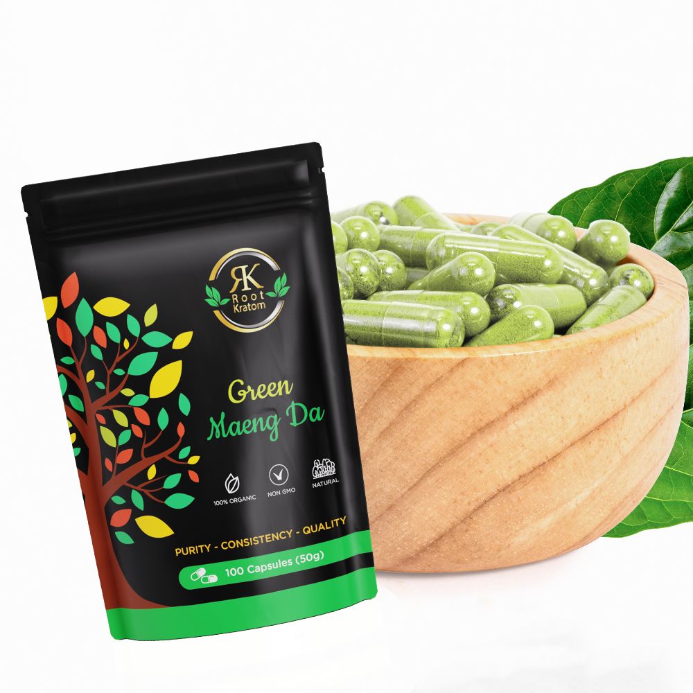 Zenhop | Maeng Da Kratom Capsules 100 Count – Premium Herbal Supplement for Natural Energy and Relief | on Zenhop.com
