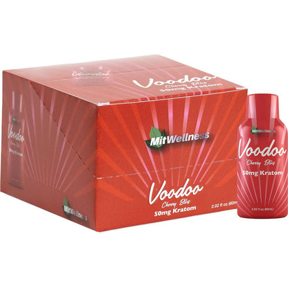 MitWellness | Cherry Bliss Voodoo Kava Shot – 50MG by MitWellness – kava Shots, | Available at Zenhop