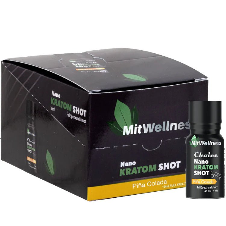 MitWellness | Choice Nano Kratom Shot – Pina Colada – 10ML by MitWellness – 7 - OH - Extracts Shots, | Available at Zenhop