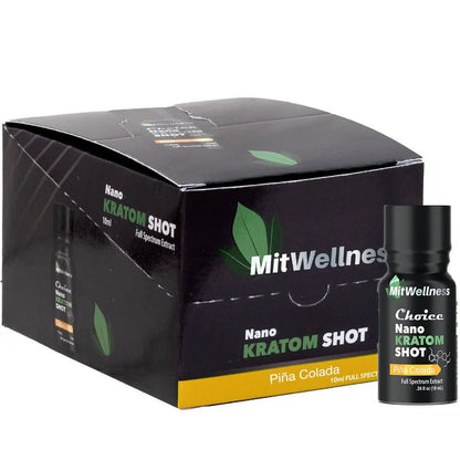 MitWellness | Choice Nano Kratom Shot – Pina Colada – 10ML by MitWellness – 7 - OH - Extracts Shots, | Available at Zenhop
