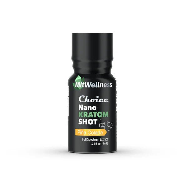 MitWellness | Choice Nano Kratom Shot – Pina Colada – 10ML by MitWellness – 7 - OH - Extracts Shots, | Available at Zenhop