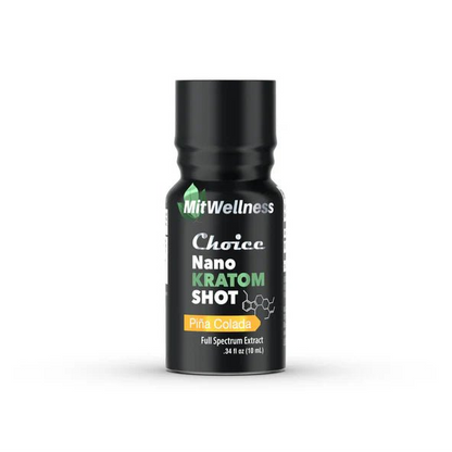 MitWellness | Choice Nano Kratom Shot – Pina Colada – 10ML by MitWellness – 7 - OH - Extracts Shots, | Available at Zenhop