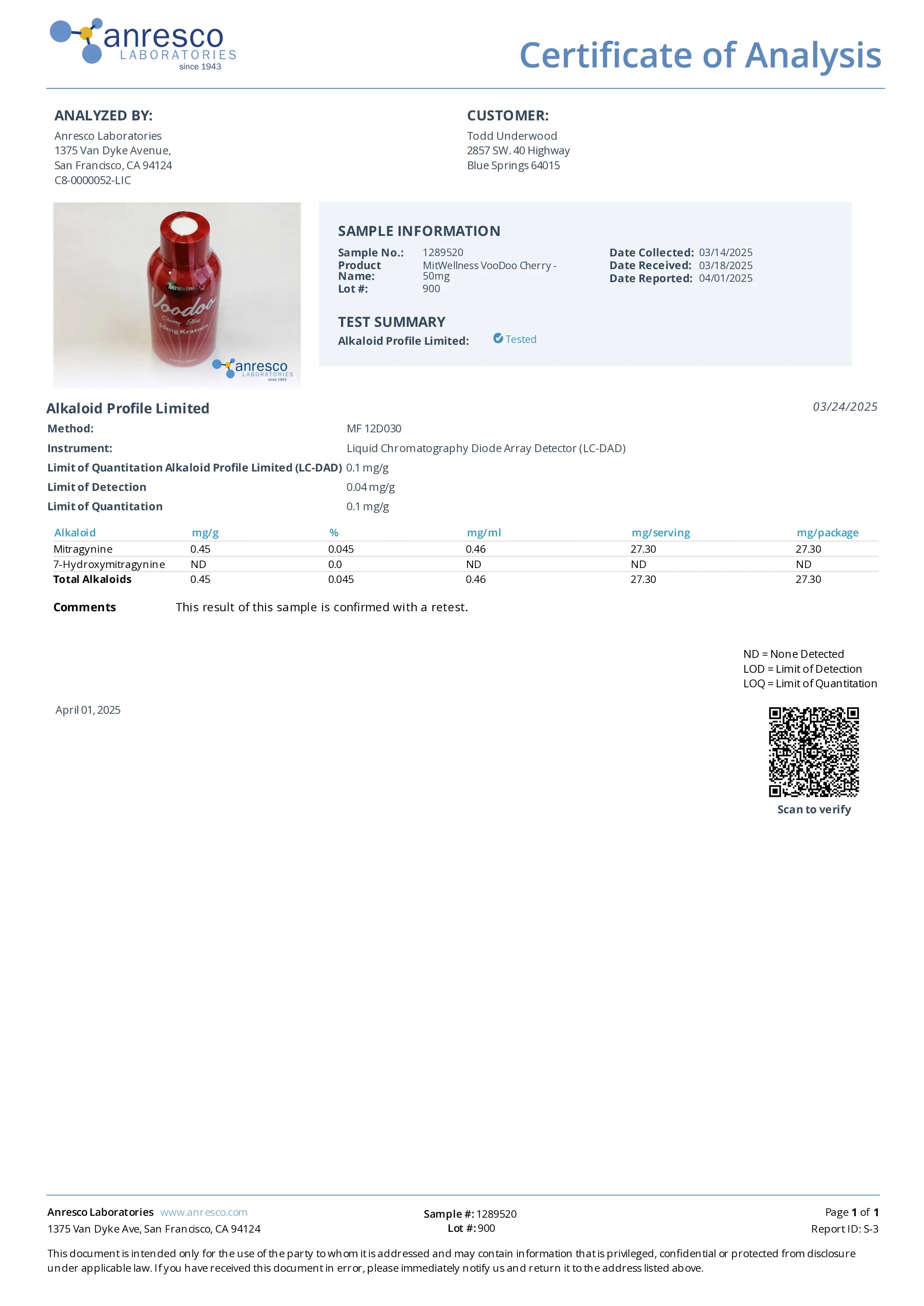Lab Testing Image 1