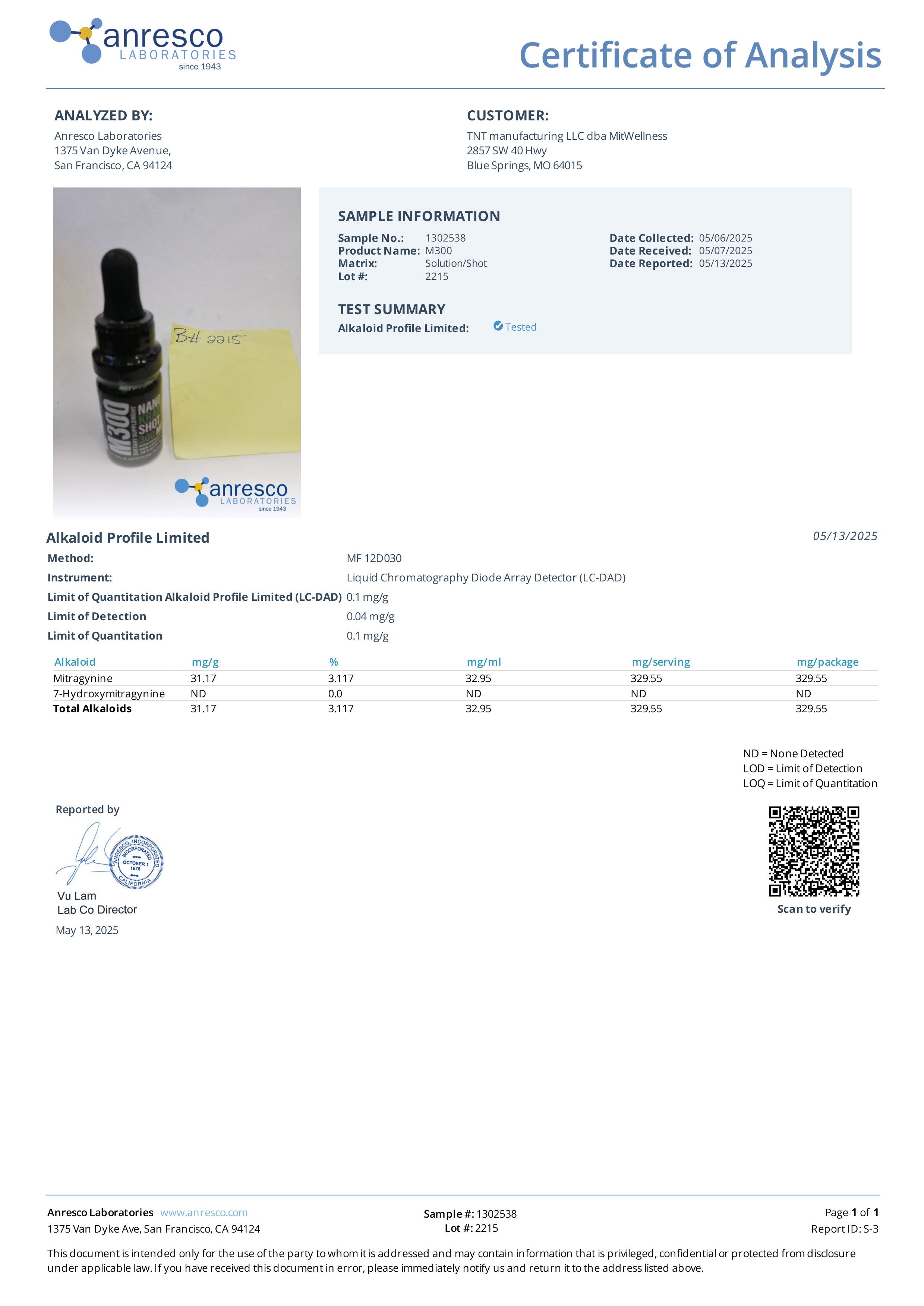 Lab Testing Image 1