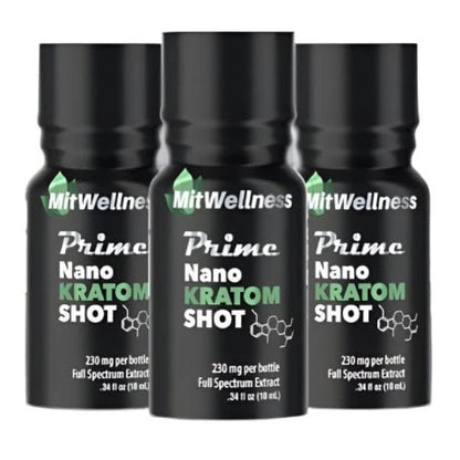MitWellness | Prime Nano Kratom Shot – 230mg by MitWellness – 7 - OH - Extracts Shots, Blue Raspberry | Available at Zenhop