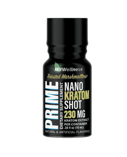 MitWellness | Prime Nano Kratom Shot – 230mg by MitWellness – 7 - OH - Extracts Shots, Toasted Marshmallow | Available at Zenhop