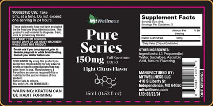 MitWellness | Pure Series Kratom Shot – 150MG by MitWellness – 7 - OH - Extracts Shots, | Available at Zenhop