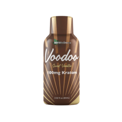 MitWellness | Sweet Vanilla Voodoo Kratom Shot – 100mg / 2oz by MitWellness – kava Shots, | Available at Zenhop